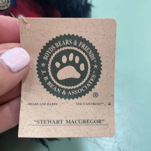 Boyds Bears STEWART MACGREGOR 91400 Plush Bear NWT - Picture 8 of 10